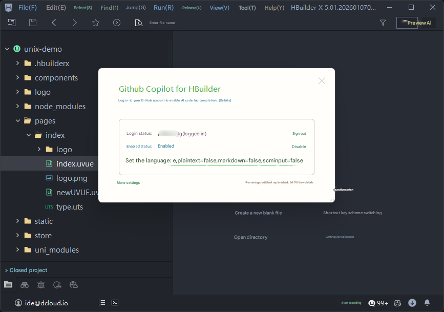 Screenshot of browser window completing GitHub authorization for Copilot